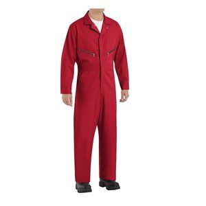 NWoT Red Kap Mens Twill Action Back Coverall Mechanics Suit Red Size M $90 BB348